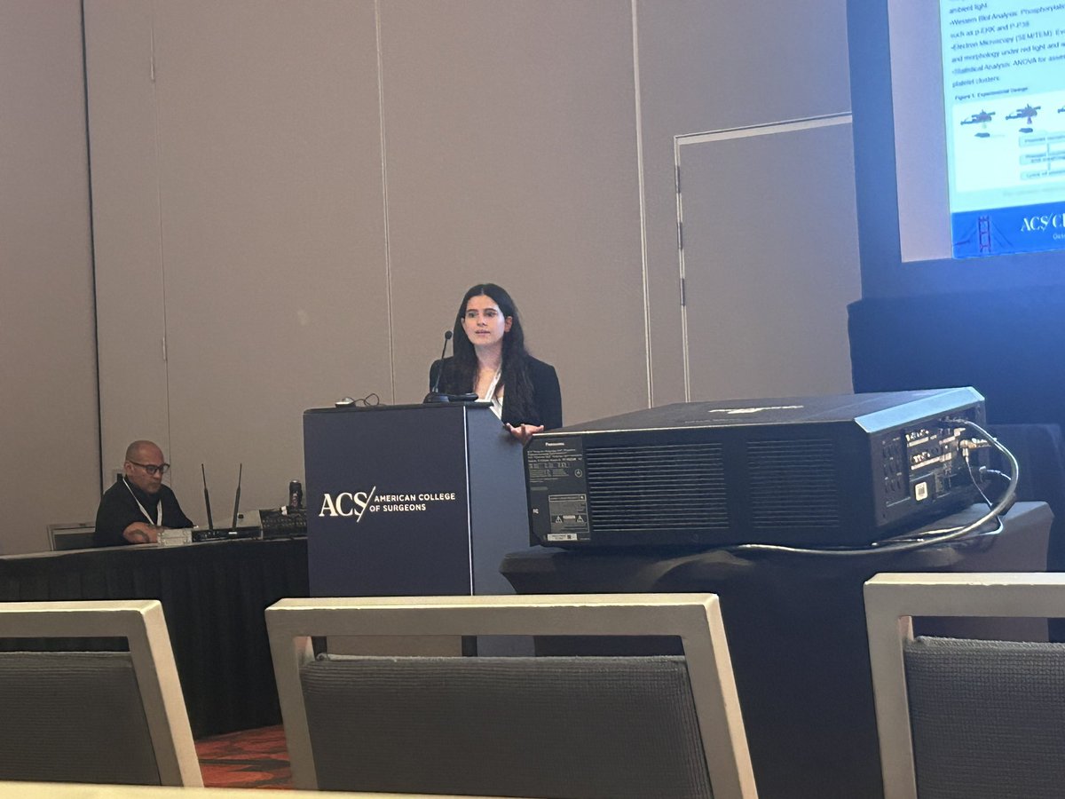 Outstanding work by Dr <a href="/ReemYouness/">Reem</a> presenting a poster of exceptional merit at #ACSCC24 from <a href="/PittTTMRC/">Pitt Trauma & Transfusion Medicine Research Center</a>. Superstar in the making - such a solid performance!