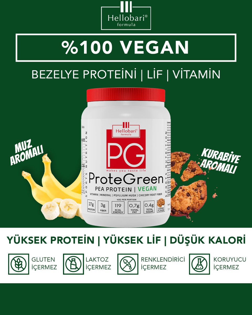 İhtiyacın olan protein tozu, zengin ve lezzetli aroma çeşitleri ile Hellobari'de.

#wheyprotein #kazeinproteini #veganprotein #bitkiselprotein #vitamin #mineral #kiloyönetimi #sağlıklıbeslenme