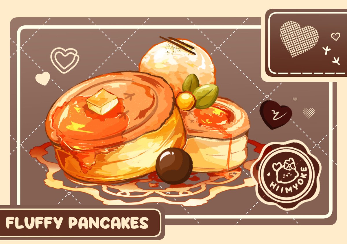 Hiimyoke's tweet image. 🥞 #Pancake #Pancakeart