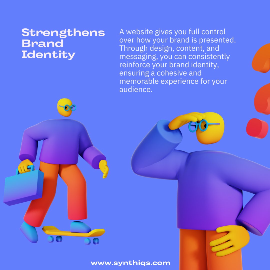 Synthiqsinfo's tweet image. In today&apos;s digital world, having a website is essential for your business. It enhances credibility. Don’t miss out on potential customers—make your mark online! 🌐✨ #WhyYouNeedAWebsite #DigitalPresence #OnlineCredibility #24SevenAccess #WebsiteBenefits
#BusinessGrowth #synthiqs