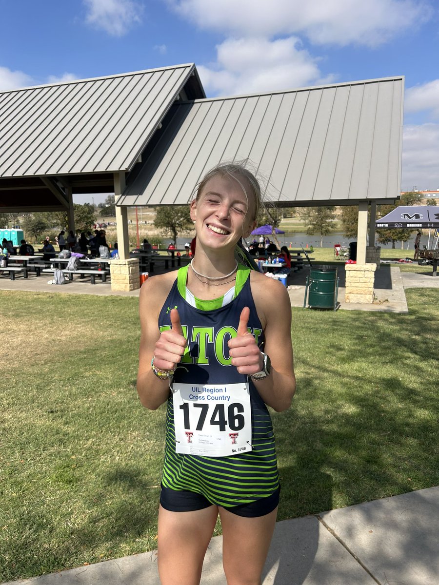 Big day for Presley! See y’all next Friday at the state meet!!