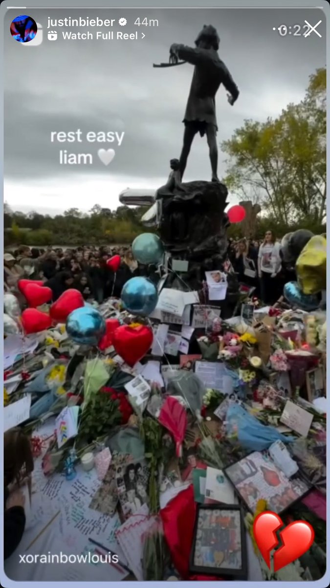 updatingljp's tweet photo. Justin Bieber shared a video showing different memorials for Liam. 

Liam once mentioned how him and Justin talked about their struggles and how they had told each other things they hadn't told anyone else. 💔 https://t.co/qztMm38zmO