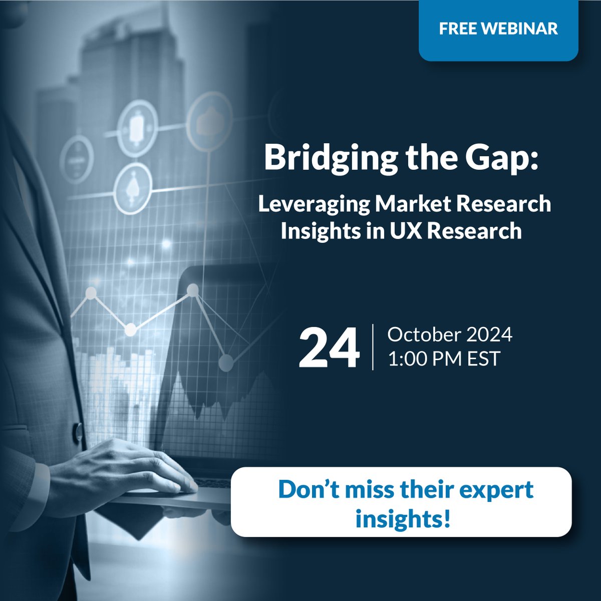 Userlytics's tweet image. 🎓 Level up your UX Research! Join us on October 24 for a webinar on integrating Market Research into UX. Learn about ULX SWOT, continuous testing, and get 50% off UX analysis services! 🔥

Register here: userlytics.com/resources/webi…

#UXMetrics #UXWebinar #MarketResearch