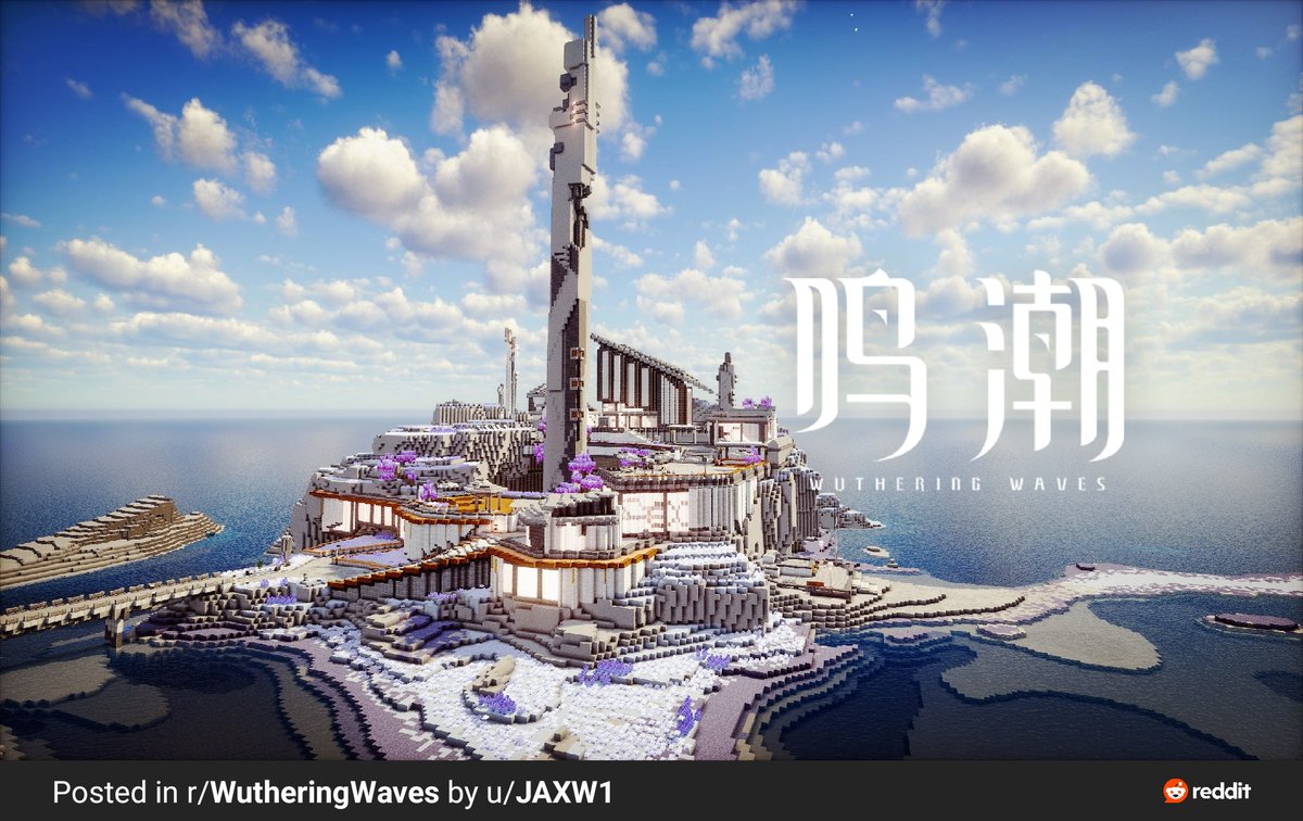 Legend0777's tweet photo. Wuthering Waves:
Black Shores recreated in Minecraft
* By 晨曦Archi https://t.co/tCWYnY0z8Z