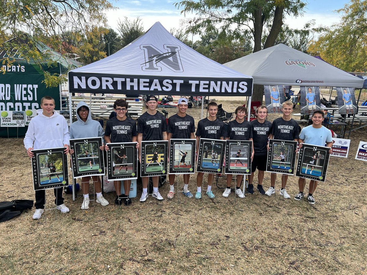 A great team showing from a great group of players. Was an honor to coach and watch these guys this season. 🚀 🎾 #LNE #LincolnNortheast #Tennis