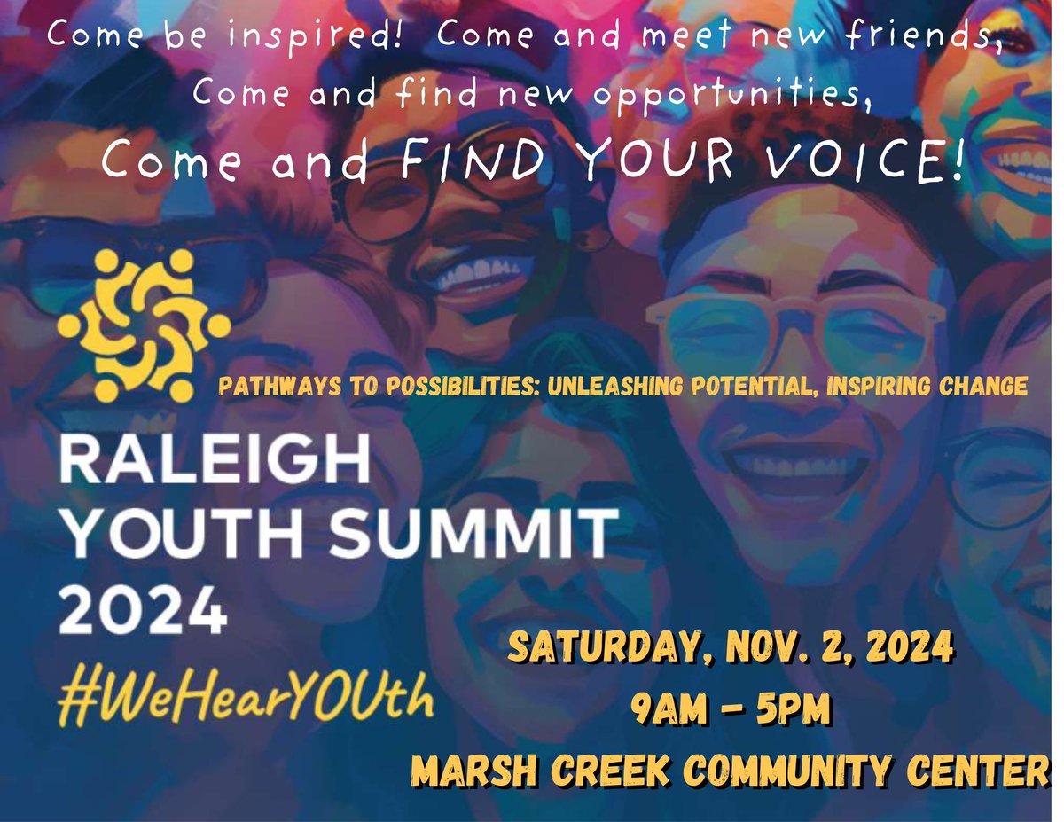 Checkout the lineup and register for the RALEIGH YOUTH SUMMIT! buff.ly/4hhVnxh
