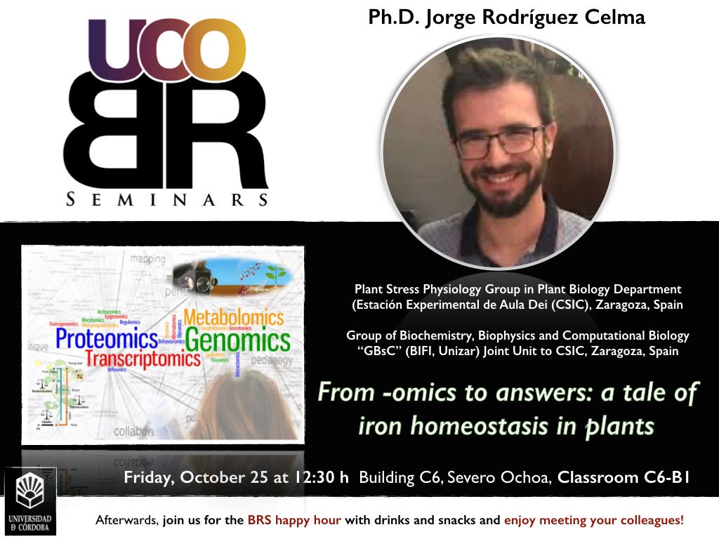 UCO-BRSeminars (@ucobrseminars) on Twitter photo 🟢 We are back‼️
Friday 25th October we will have our 1st Seminar of this year 👇🏼👇🏼
Join us at 12.30- C6B1 & after join our happy hour 🍻! Wait to see you all there!! <a href="/SaraZaldivarVet/">Sara Zaldívar 👩🏾🔬👩🏾💻🧬🦠</a> <a href="/esanzluque/">Emanuel Sanz Luque</a> <a href="/TinaDomnguez/">Tina DM #SinCienciaNOhayFuturo 👩🏻🔬🧬</a> <a href="/PD_BioCienAgro/">Biociencias y Ciencias Agroalimentarias UCO</a> <a href="/CordobaCiencia/">UCCi Córdoba</a> 🟢 We are back‼️
Friday 25th October we will have our 1st Seminar of this year 👇🏼👇🏼
Join us at 12.30- C6B1 & after join our happy hour 🍻! Wait to see you all there!! <a href="/SaraZaldivarVet/">Sara Zaldívar 👩🏾🔬👩🏾💻🧬🦠</a> <a href="/esanzluque/">Emanuel Sanz Luque</a> <a href="/TinaDomnguez/">Tina DM #SinCienciaNOhayFuturo 👩🏻🔬🧬</a> <a href="/PD_BioCienAgro/">Biociencias y Ciencias Agroalimentarias UCO</a> <a href="/CordobaCiencia/">UCCi Córdoba</a>