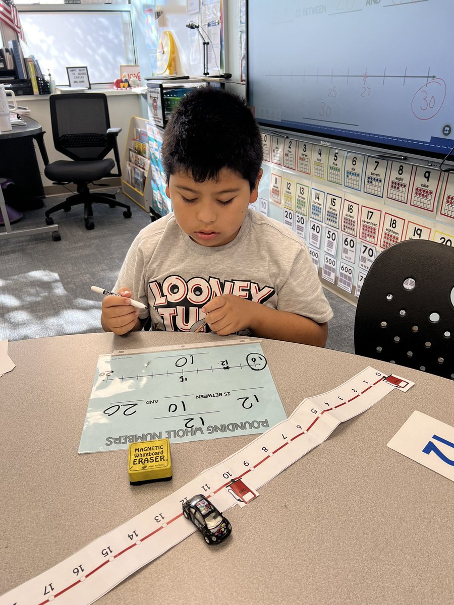 So much fun rounding to the nearest ten while going on a Rounding Road Trip #EuclidExplores #rtsd26learns
