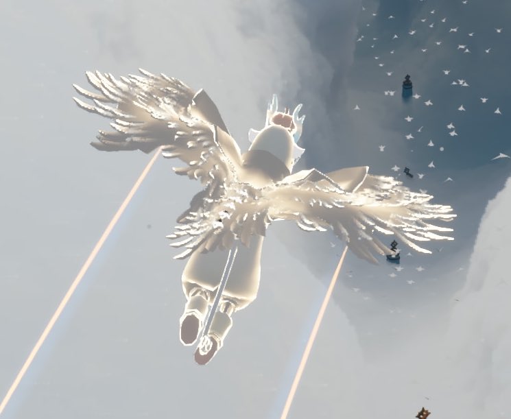 カラスケープとシャイン魔法で白鳥になれるのでは！？と思った結果