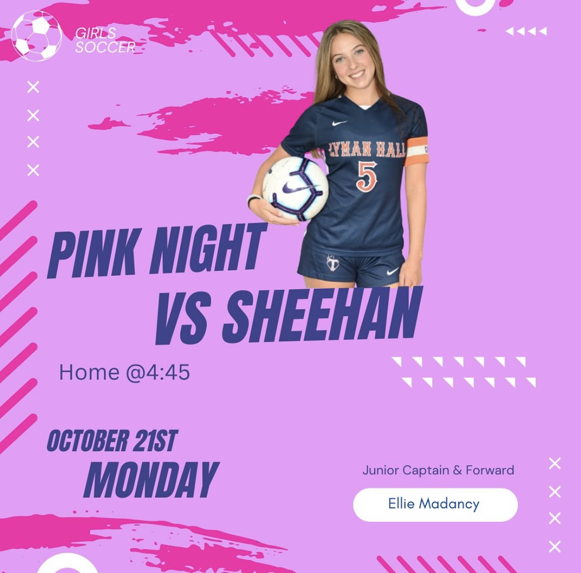 CoachMuli's tweet photo. Good luck to one of our lacrosse 🥍 captains Ellie Madancy and the rest of the girls soccer team as they take on ❌heehan tonight!! Go Trojans! #Fortheeastside https://t.co/mLdxOX92LR