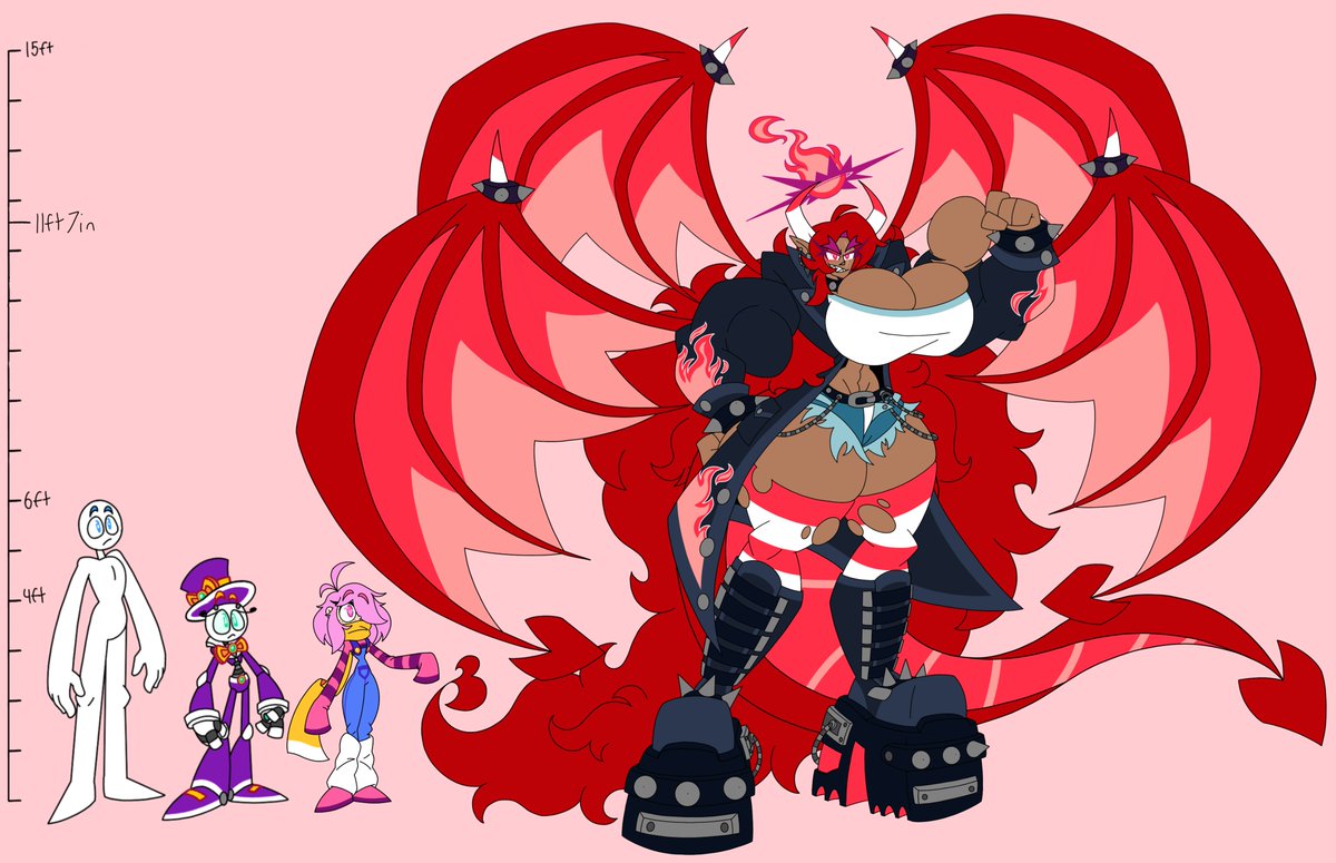GrowBot01's tweet photo. Happy Halloween!

I figured now would be as good a time as any to finally get around to redesigning one of my few OCs, Jaiden, a overpowered demon, and her girlfriend Aerith! https://t.co/iUGcLTPluI