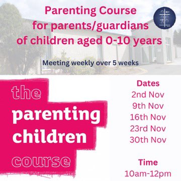 We are excited to announce a free 5week parenting course focusing on children aged 0-10 years. For all parenting situations &amp; is rooted in Christian principles, making it accessible to couples regardless of their church background. For info/book a place:
forms.office.com/e/k1meWeBXJR