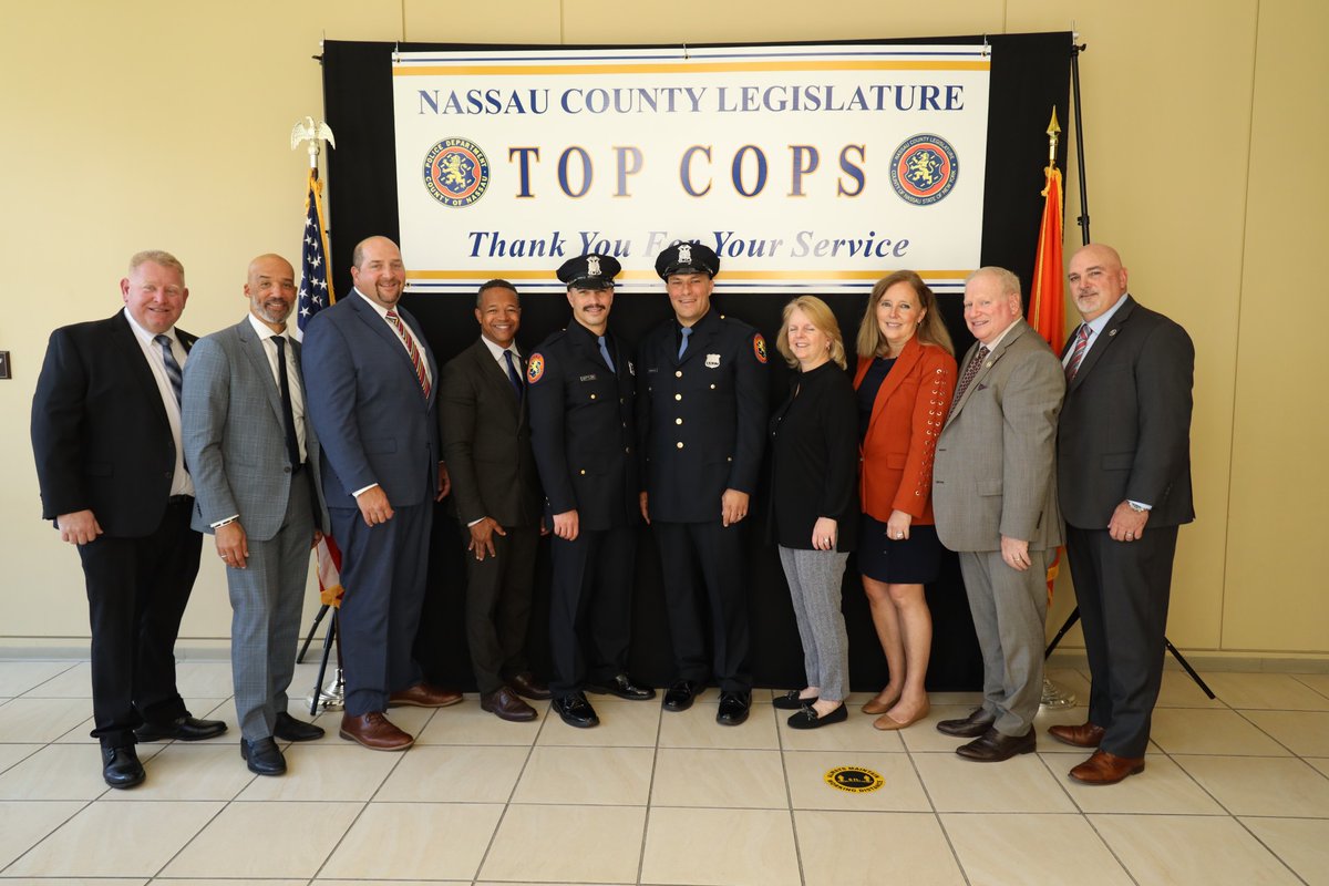 nassaucountypba's tweet photo. We're proud to honor 4th Pct Police Officers Cory Gottlieb and Alexander Von Kiel as #TopCops for this month! (1/2) https://t.co/KkrLbJHVIJ