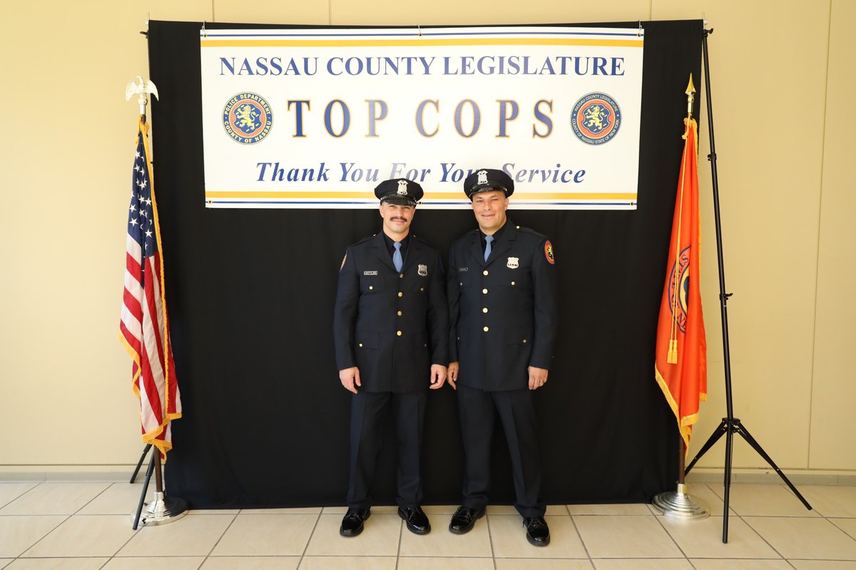 nassaucountypba's tweet photo. We're proud to honor 4th Pct Police Officers Cory Gottlieb and Alexander Von Kiel as #TopCops for this month! (1/2) https://t.co/KkrLbJHVIJ