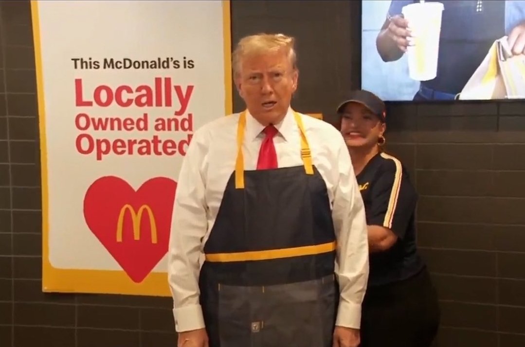 theliamnissan's tweet photo. BREAKING NEWS: MCDONALD'S NOW HIRING CONVICTED FELONS https://t.co/VUdx5GwIpk