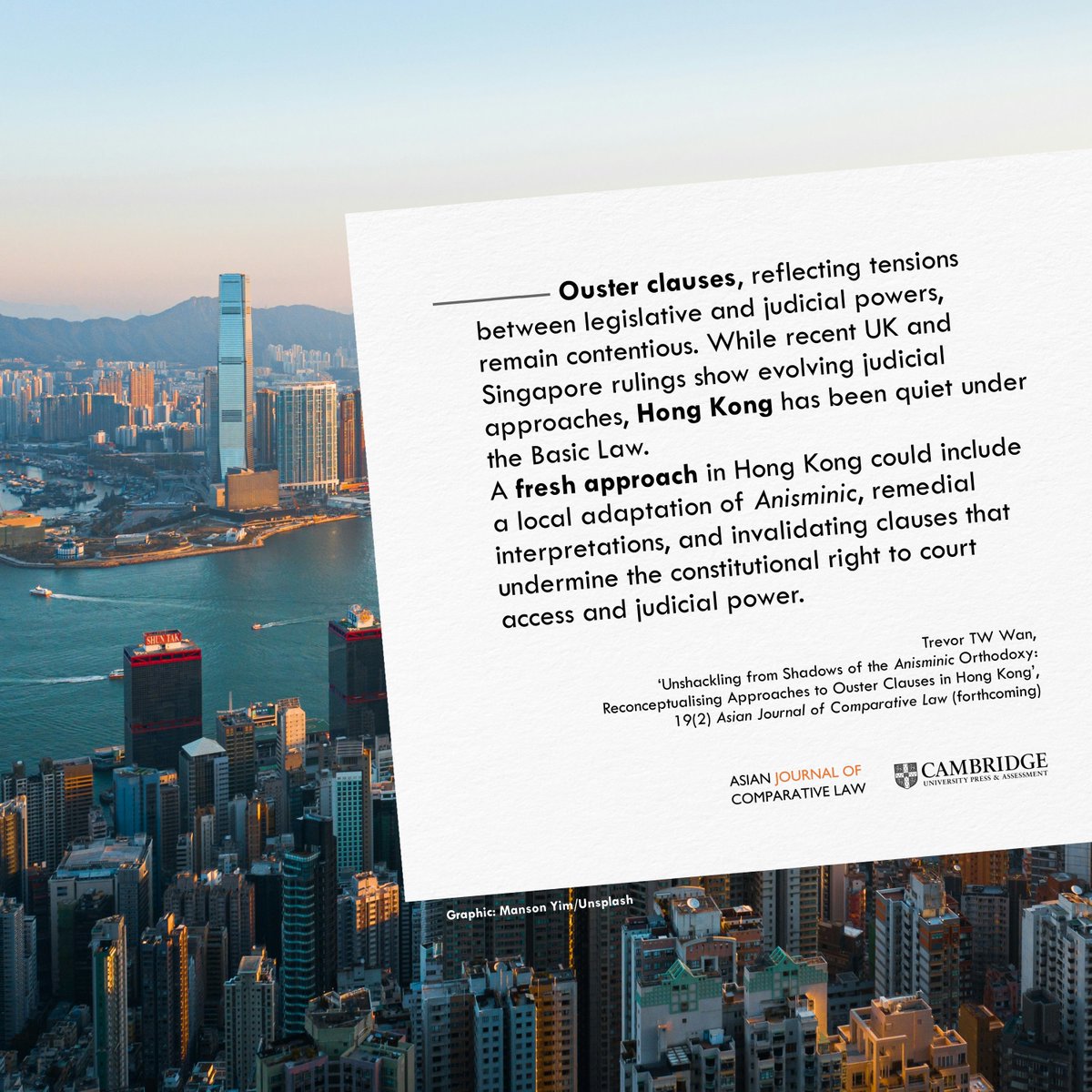 Asian Journal of Comparative Law tweet media