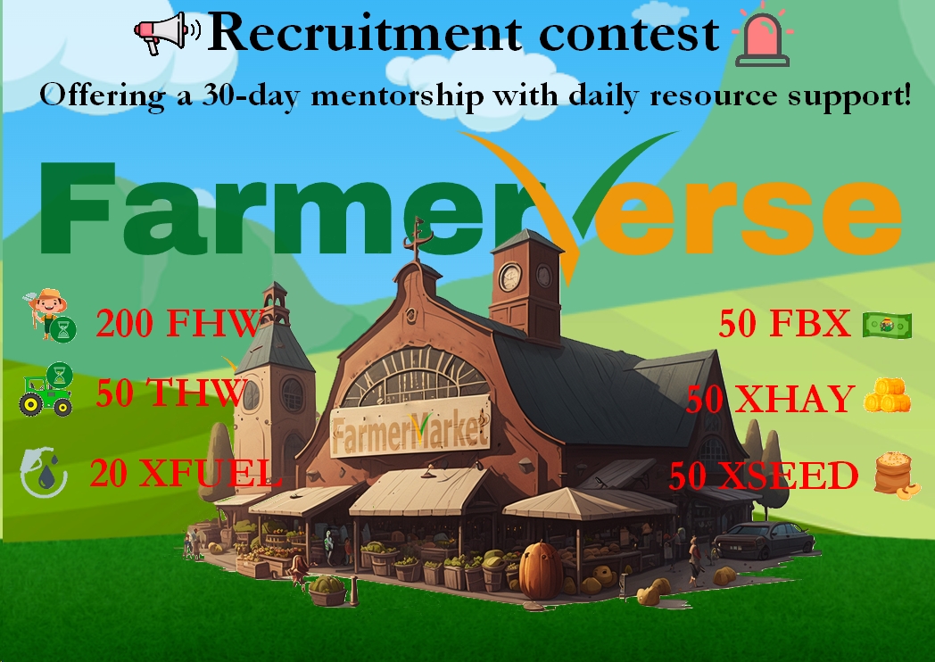 Ze_dingue's tweet photo. 🌾Recruitment Contest #5🚨
Want to try out the game of https://t.co/hjVBDgf72t and get personal guidance🎮
I'm offering 30 days of mentorship with daily resource support, image below
To enter:
📝 Leave a comment
⏰ Winner choose on Thursday 24th at 8 PM.
Don't miss out this🌟 https://t.co/ot3T5LG5Rh