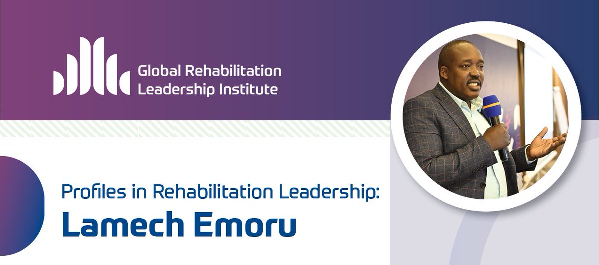 💡 We'd like to shed the spotlight on our 2022 GRLI alumnus, Lamech Emoru, to recognize his remarkable path in elevating rehabilitation in Uganda.

His leadership and dedication have been astounding to witness!  

Read about his journey: bit.ly/3A57T2k 

#Rehab4All