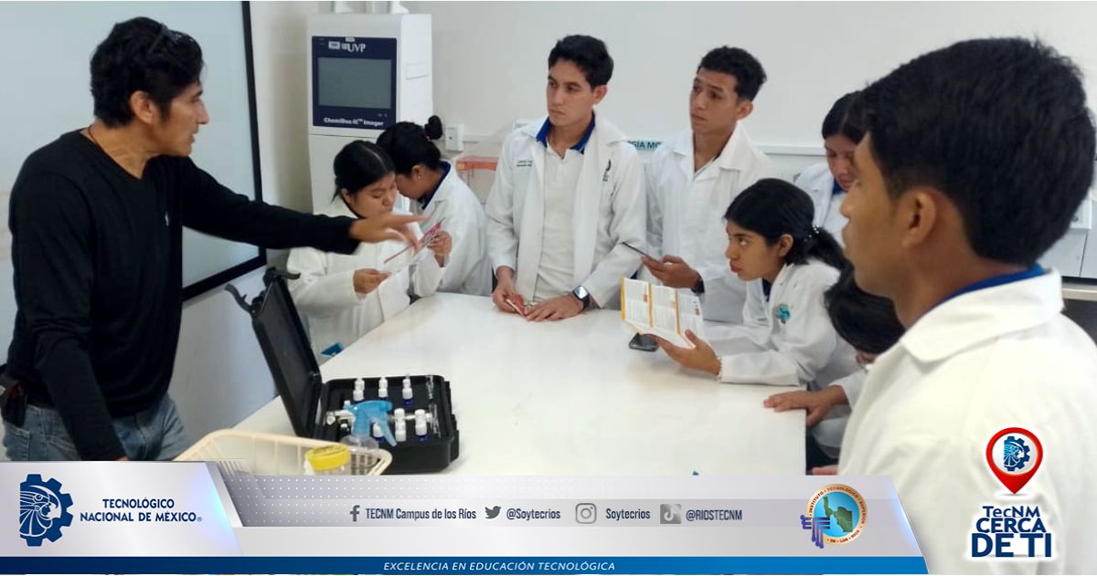 soytecrios's tweet photo. 🎓🔬Recientemente, nuestros alumnos de Ing. Ambiental participaron en una capacitación sobre equipos analíticos en el laboratorio de análisis instrumental y práctica de campo, gracias al invaluable apoyo de Ujat (Dam Ríos). 👩‍🔬🌊
#IngenieríaAmbiental
#tecnmdelosríos
#todossomostec https://t.co/CZZggC6SNa