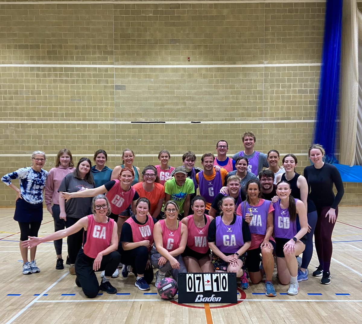 Royal Sussex County Hospital VS Princess Royal Hospital Physio Netball Match🏐. Happy to say PRH came away with the win🏆. A great turnout of lots of competitive physios (no surprise there!!). Thanks all for coming! <a href="/UHSussex/">University Hospitals Sussex</a>