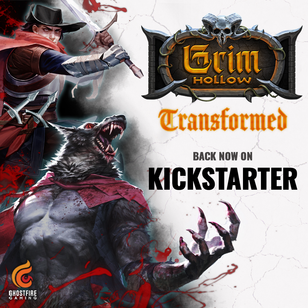Grim Hollow RETURNS!

Grim Hollow: Transformed is a complete revision &amp; expansion of everything that makes Grim Hollow special, this release will stand as the pinnacle of Dark Fantasy Roleplaying for years to come.

Enter a godless world where heroes become monsters (literally!)