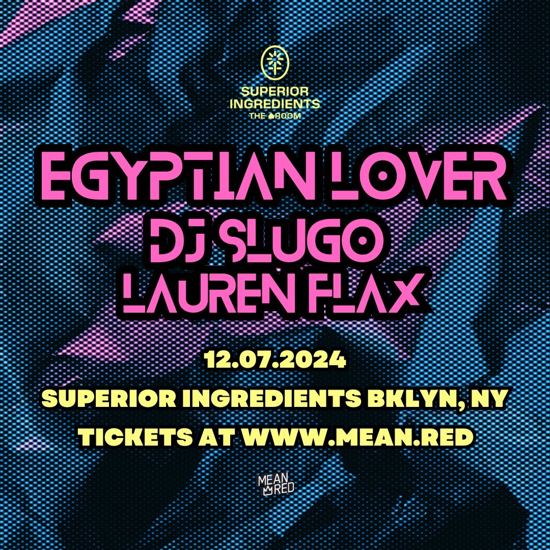 OK NYC WHERE Y'ALL AT???
IM PULLING UP SATURDAY - 12/07/24 PLAYING ALONGSIDE MY PEEPS
EGYTIAN LOVER &amp; LAUREN FLAX
GRAB YOUR TICKETS NOW!!!!
LETS JUKE!!!!
link.dice.fm/X3bcbce47414
@thegyptianlover <a href="/laurenflax/">Lauren Flax</a> <a href="/builtbymeanred/">MeanRed</a>