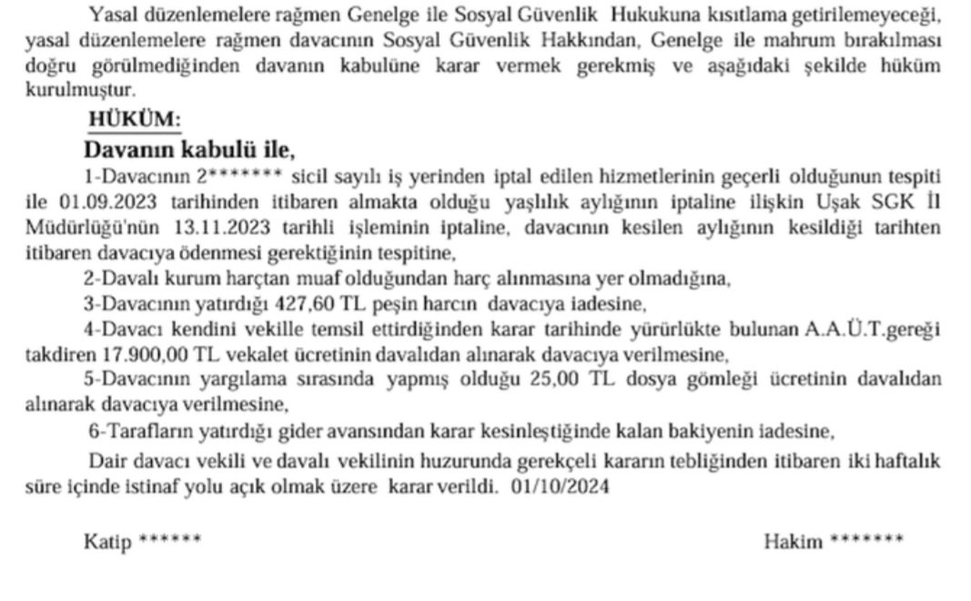 rgulhan44's tweet photo. @ebrucoha1 @RTErdogan @isikhanvedat @_cevdetyilmaz @memetsimsek SGK, 18 YAŞ ALTINDA ANNE YADA BABA YANINDA SİGORTALI ÇALIŞMAYI GEÇERSİZ SAYAN GENELGEYİ İPTAL ETMEYEREK DEVLETİ ALENEN ZARARA UĞRATMAKTADIR. 

HER KAYBETTİĞİ DAVA İÇİN YAKLAŞIK 20.000 TL ÖDEMEKTEDİR. BU RAKAMA İSTINAF VE TEMYİZ MASRAFI DAHİL DEĞİLDİR. https://t.co/mkXL3k0hG5