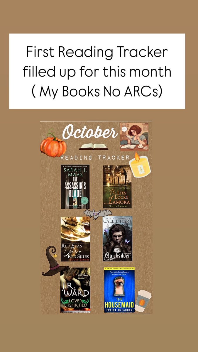 YorkshireCarly's tweet photo. Definitely in my Fantasy/Paranormal Reading Era โจ
#ReadingTracker #OctoberReads #BookTwitter https://t.co/B6477N3yNA