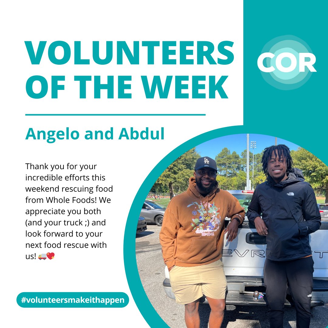 A huge shoutout to our amazing volunteers for their efforts this weekend rescuing food from <a href="/WholeFoods/">Whole Foods Market</a>. 
Want to join the cause? We need volunteers every Sunday and volunteers throughout the week to help serve our families! 

Volunteer with us! tinyurl.com/yp55ujdb
