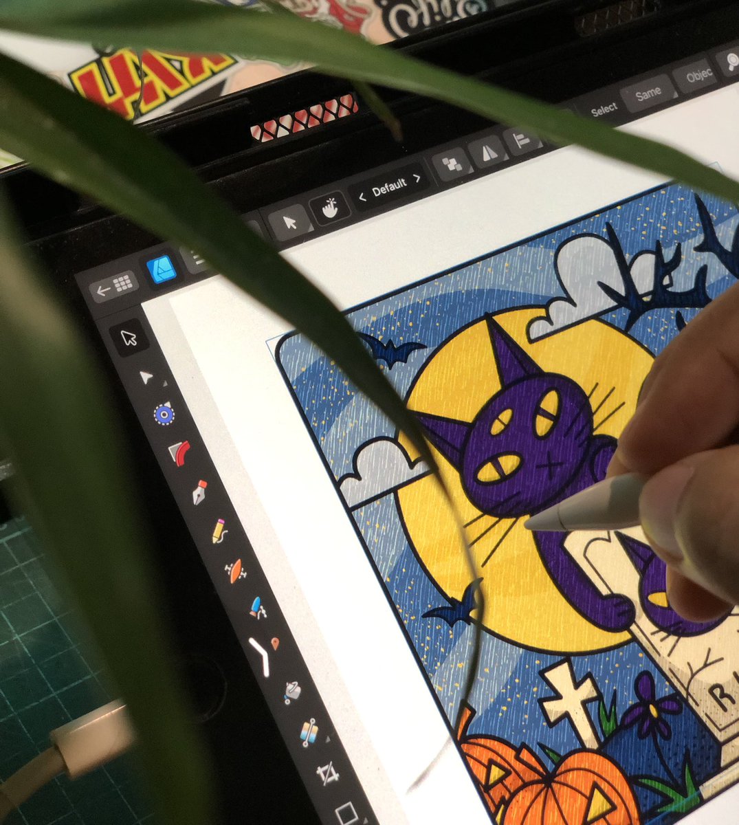 siskovaa_'s tweet photo. Meong Tilik Kubur #blackcat #Halloween #madeinaffinity https://t.co/femEQSwnvB