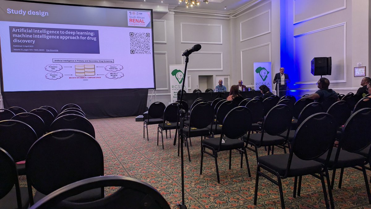 Tushar V (तुषार) (@tvachh) on Twitter photo A great session on AI in Nephrology by <a href="/acssjr/">Augusto Cesar S Santos Jr</a> at the South African Congress of Nephrology <a href="/AfricanAFRAN/">African Association of Nephrology (AFRAN)</a>
<a href="/Rasha_Darwish_/">Rasha Darwish</a> <a href="/ISNkidneycare/">Int Society of Nephrology</a> A great session on AI in Nephrology by <a href="/acssjr/">Augusto Cesar S Santos Jr</a> at the South African Congress of Nephrology <a href="/AfricanAFRAN/">African Association of Nephrology (AFRAN)</a>
<a href="/Rasha_Darwish_/">Rasha Darwish</a> <a href="/ISNkidneycare/">Int Society of Nephrology</a>