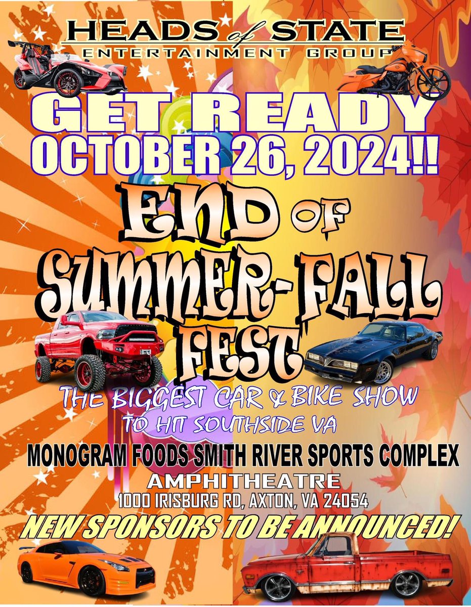 CTDKStudios's tweet photo. Going Down This Weekend Saturday At The Sports Complex The Biggest Car Show In Southern Virginia Cars &amp; People Coming From All Over The South &amp; East Coast @276Shock Performing Live‼️ https://t.co/JBeFsiKdCd
