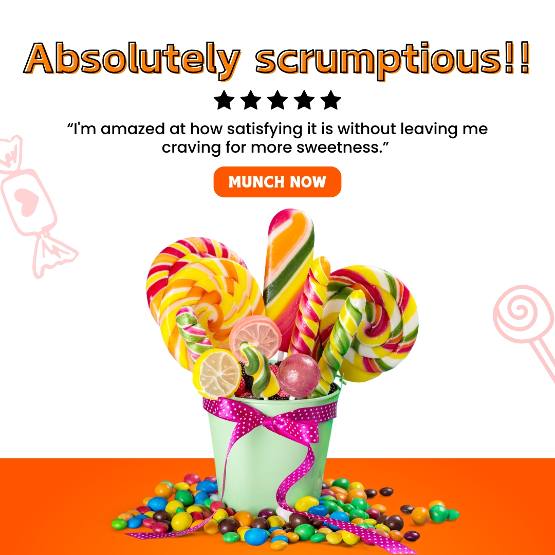 An ad is not an ad if a prospect can't resonate with it immediately.

As someone with a sweet tooth, I could almost taste this bag of candies while working on it..

Let me know if this ad excites your taste buds as well 😋