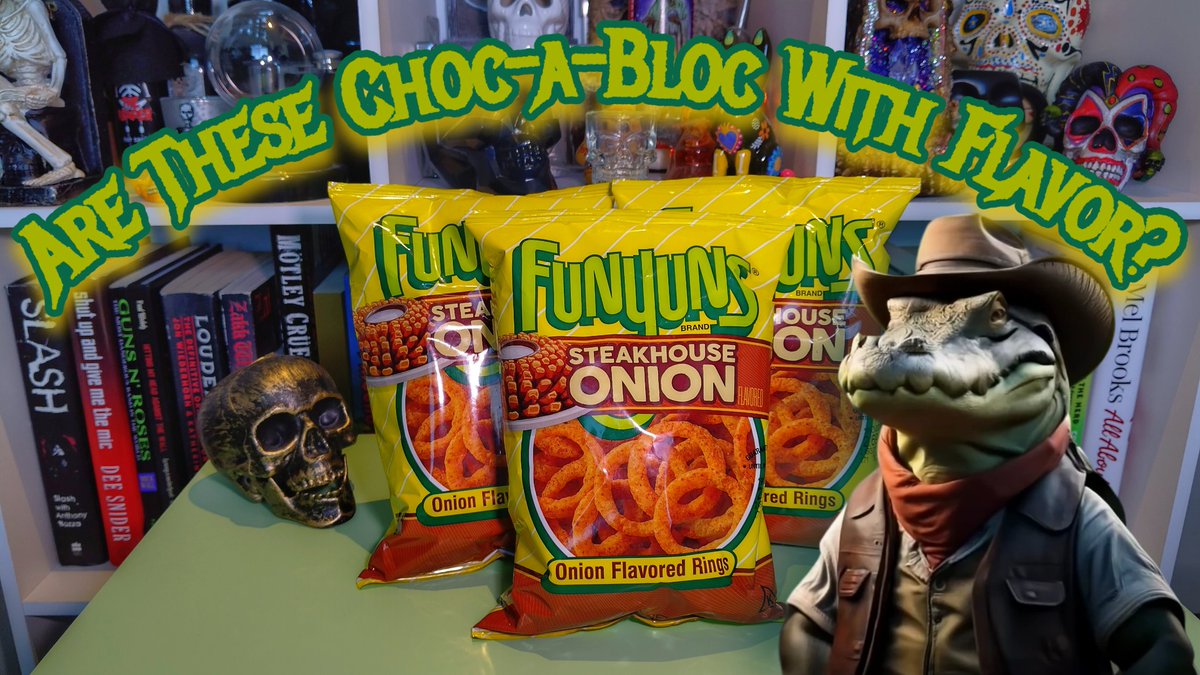 ChrisShadowens's tweet photo. Crikey! It's an all-new Is It Any Good? snack review!!! #FunYuns  https://t.co/QWwogglX3n https://t.co/N3MEkVUWbT
