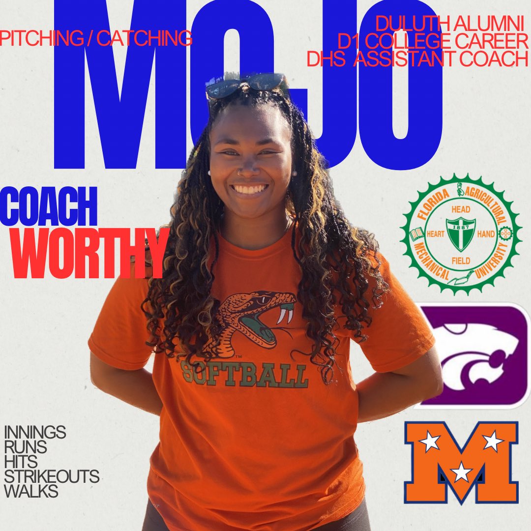 2028MojoFP's tweet photo. 🚨 Team Alert 🚨 

Please help me in welcoming Duluth High School and FAMU alum Coach Sydnee Worthy to Tennessee Mojo Fastpitch - GA Mojo 2028. 
#MojoPride🧡💙 https://t.co/qqeqOVOrb9