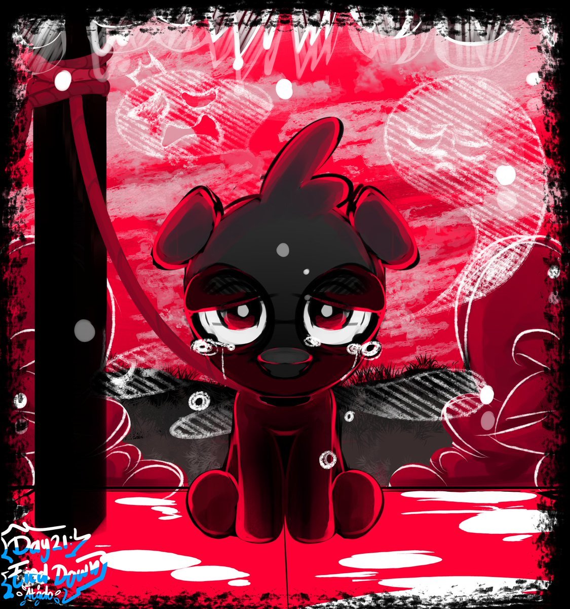 🩸GoreTober🩸
Day 21: Tied Down (Atado)
[⏳Fury Pasado:Ellos ya no volverán al parecer...].
#CoMPaS #goretober #goretober2024 #inktober2024 #LPDM