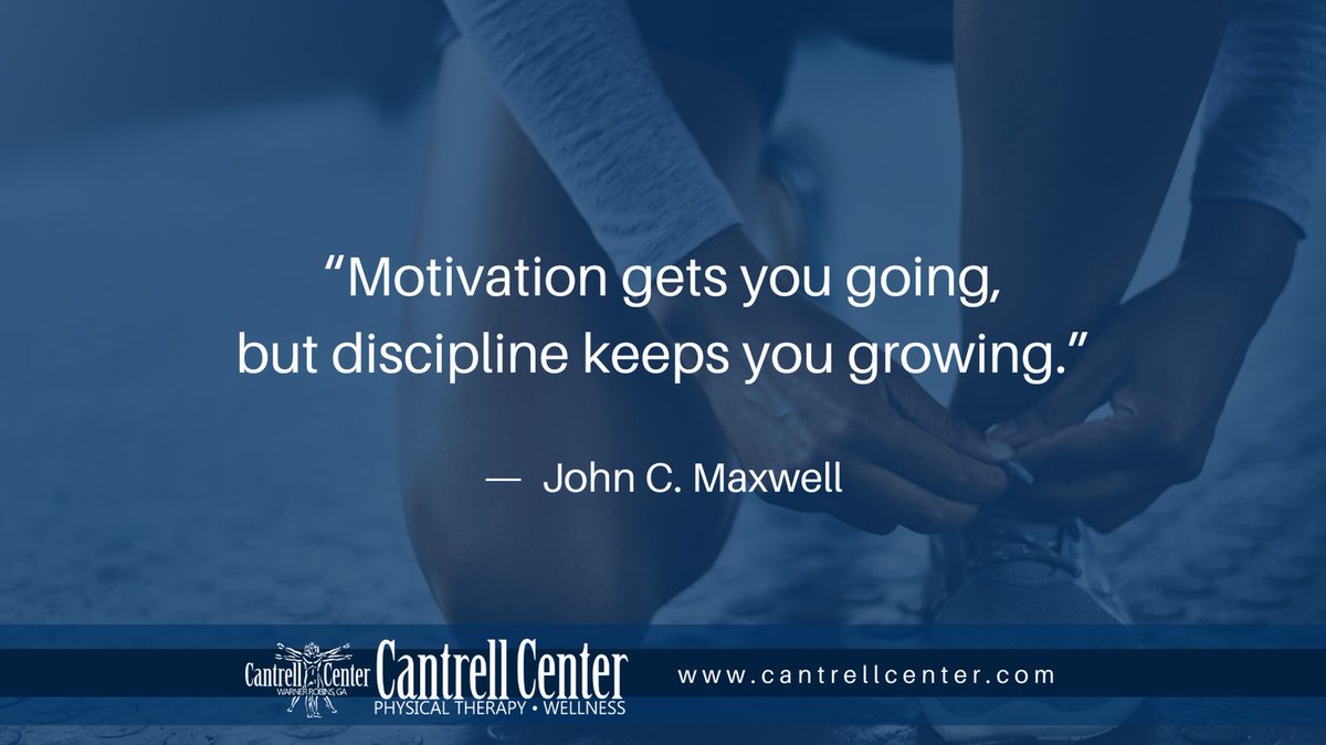 Today's #MondayMotivation comes to you from Front Office Assistant, Shaylan Patterson:

“Motivation gets you going, but discipline keeps you growing.” ―  John C. Maxwell