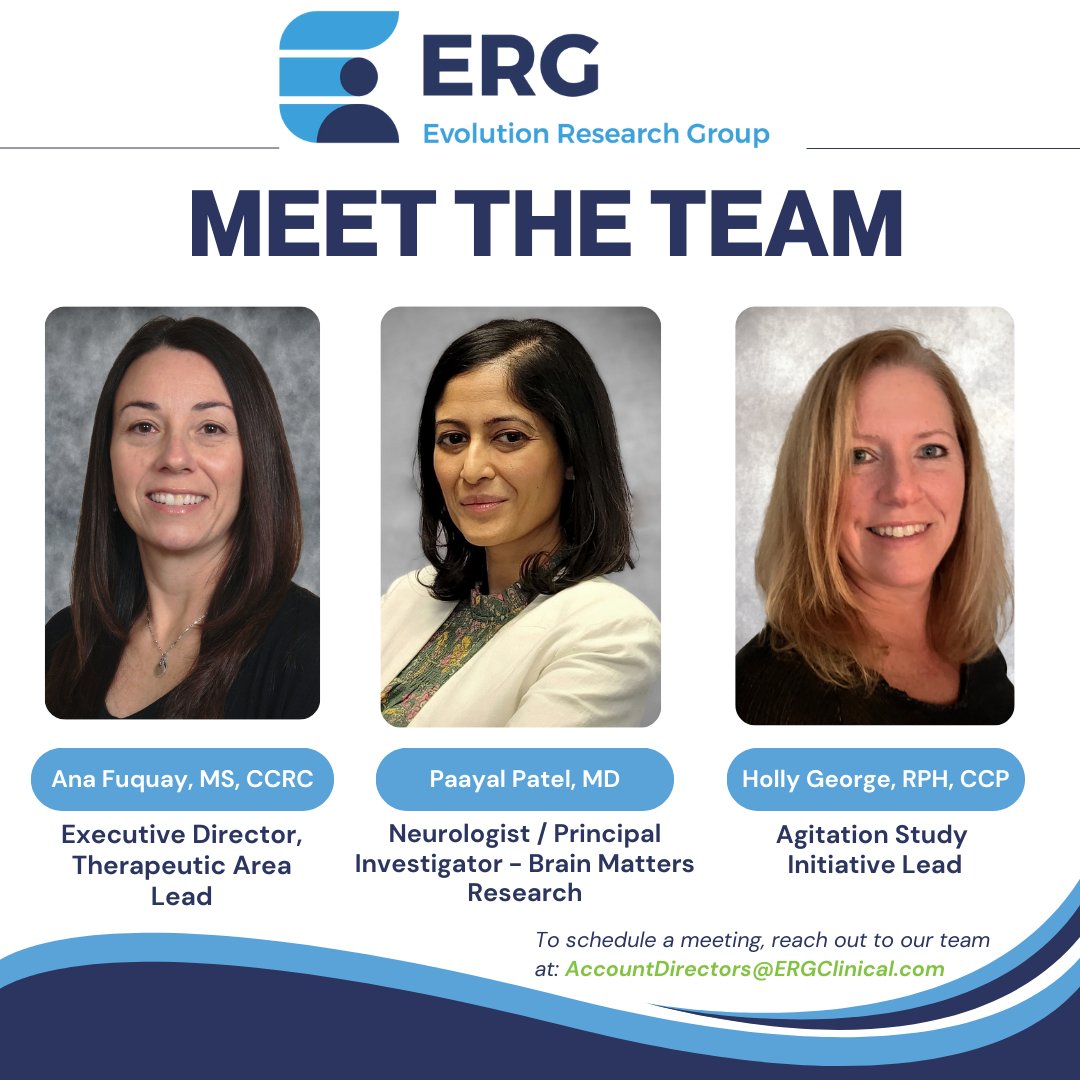 ERGClinical's tweet photo. Our team at Evolution Research Group is thrilled to be part of the upcoming CTAD Clinical Trials on Alzheimer's Disease conference from October 31st-November 1st in Madrid, Spain. Email us at AccountDirectors@ergclinical.com to schedule a meeting with our team. https://t.co/Pd3Wun3ZYz