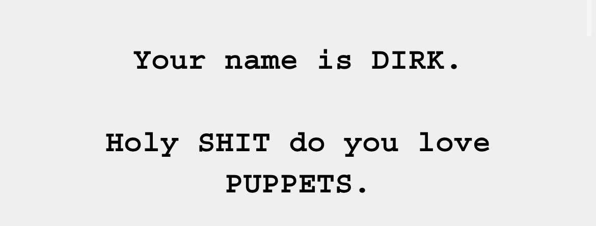 dirkjakehater's tweet photo. does anyone else love dirk strider https://t.co/kw6F7p4c3V