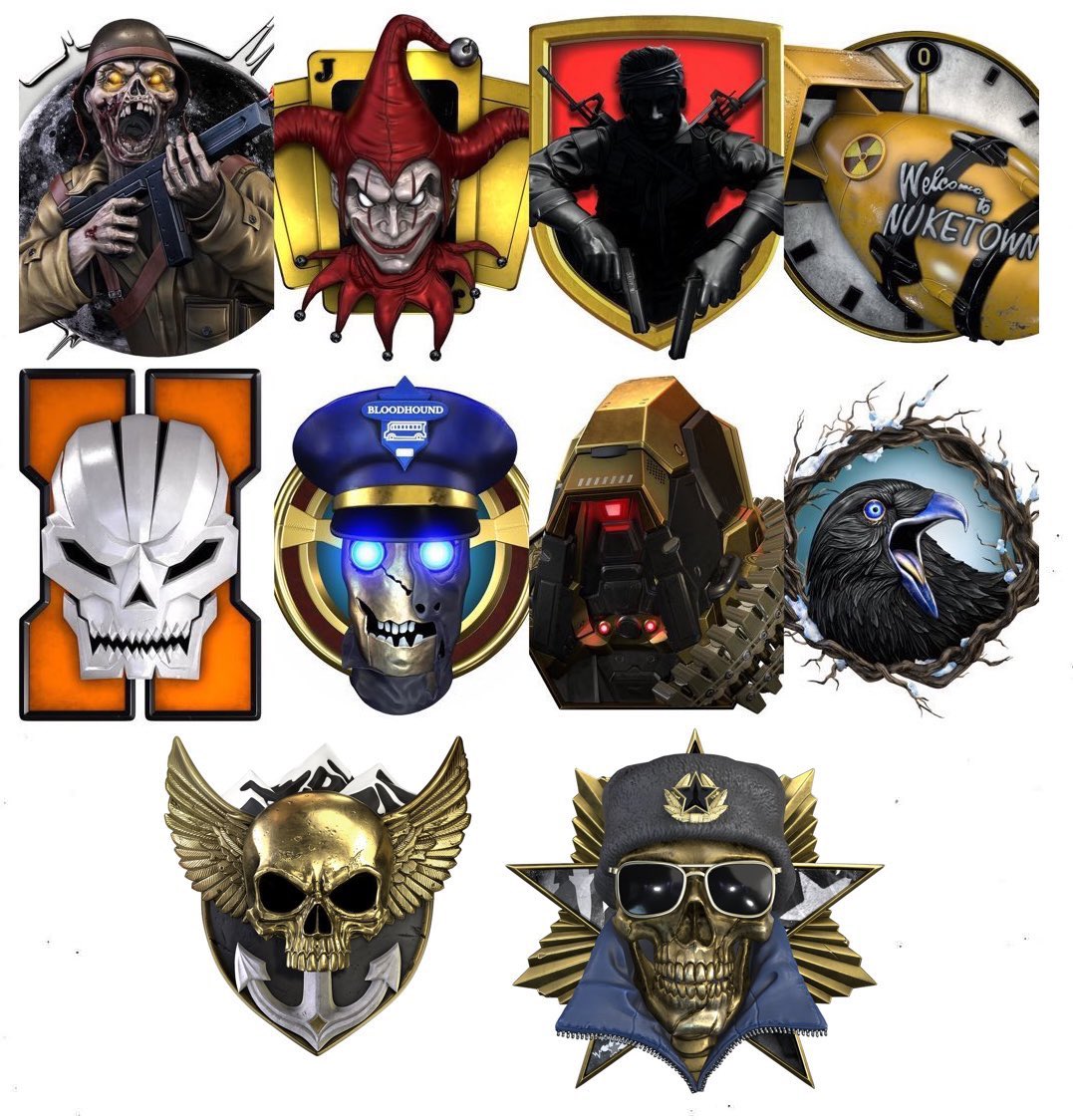 #BlackOps6 Prestige Icons 1-10 👇