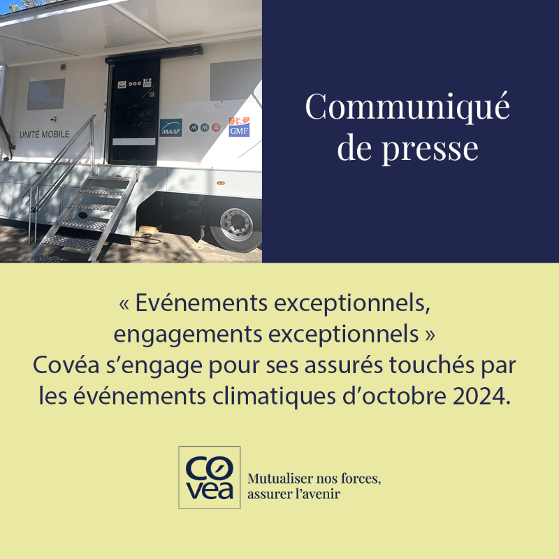 groupecovea's tweet photo. 📰 [ #COMMUNIQUÉDEPRESSE ] : Des événements climatiques exceptionnels se sont succédé depuis le 7 octobre 2024. Ces phénomènes climatiques ont entraîné de nombreux sinistres pour les assurés de nos marques @MAAFAssurances  @MMAssurances et @GMF_assurances 👇