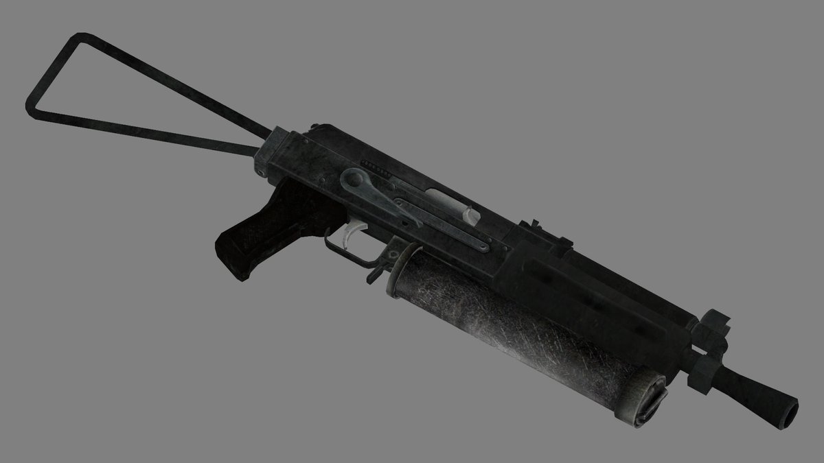 TammersMods's tweet image. Cutting it right down to the wire with this one, but seeing as how I already made the PP-19 body, how could I not switch out the mag to make a pseudo-Bizon? There's some minor clipping of the hand through the mag, but it's not super-noticeable in first-person.