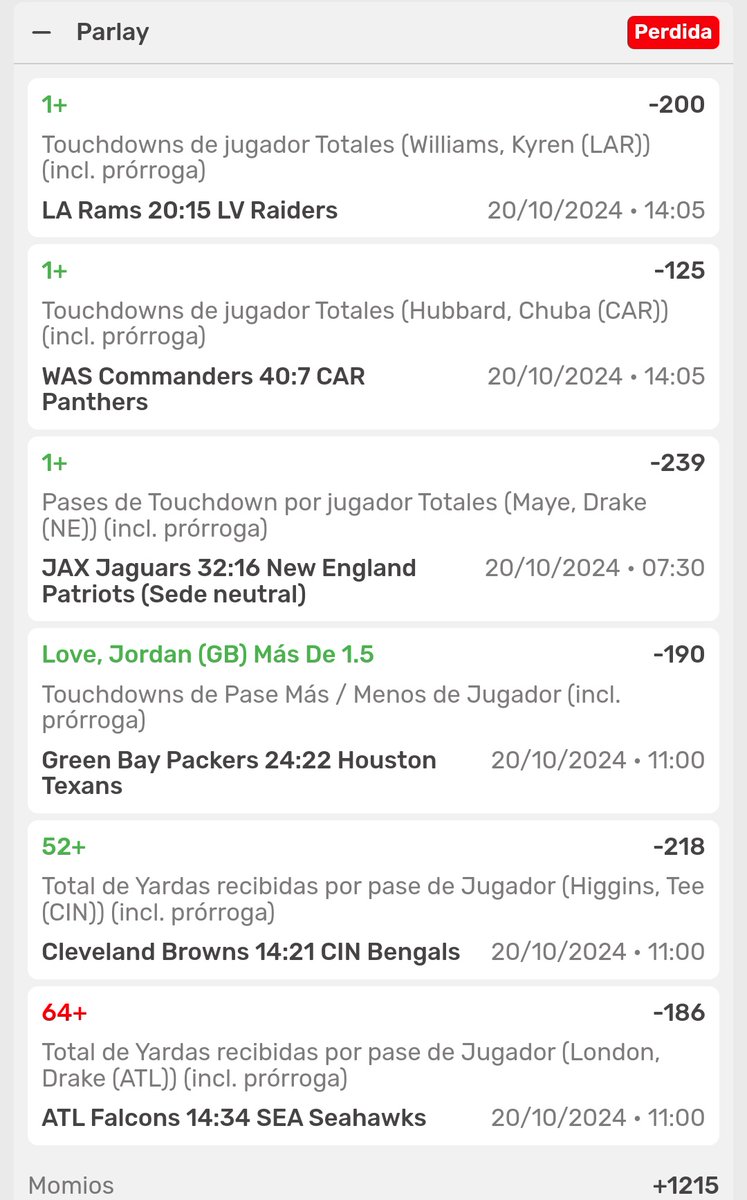 EdAle_Gallardo's tweet photo. @somoslaperrada @playdoitmexico @somoslaperrada Primer Parlay perdido porque el Leipzig tuvo 3 mano a mano contra el portero y no metió el 3er gol y después me quede a 1 yarda de Drake London para cobrar. 2 veces tan cerca y tan lejos 😪😪 #SomosLaPerrada https://t.co/kPar76WNvW