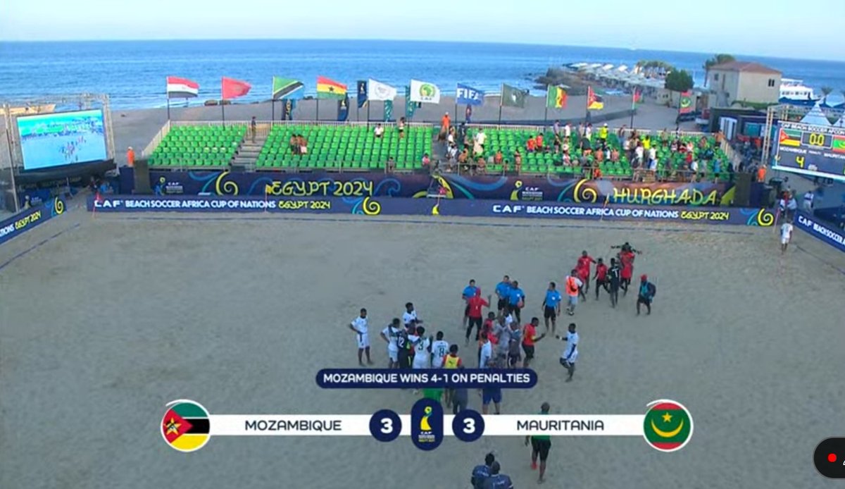 MundialesyCopas's tweet photo. 🇪🇬#BSAFCON
GA
🇲🇦Marruecos 5-2 Ghana🇬🇭
🇪🇬Egipto 9-3 Tanzania🇹🇿
GB
🇸🇳Senegal 6-1 Malawi🇲🇼
🇲🇿Mozambique (4-1 Penales) 3-3 Mauritania🇲🇷
https://t.co/C64kL5Qxzw
@BeachSoccer https://t.co/3w1QKAEk26