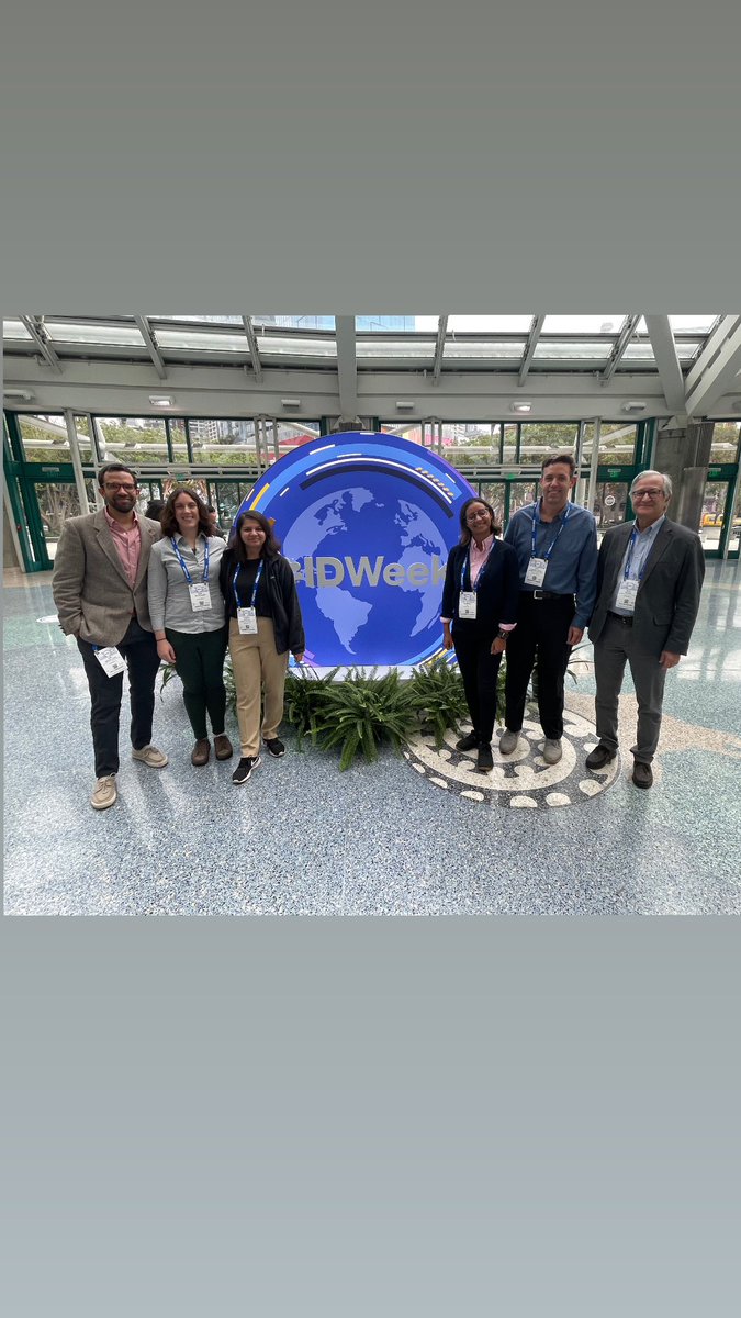 UIC - Division of Infectious Diseases (@idatuic) on Twitter photo UIC at IDWeek2024! Our residents, fellows, and faculty presented posters, moderated sessions, oral presentations, and served as panelists. See you next year in Atlanta! #IDWeek2024 <a href="/UICDom/">University of Illinois Department of Medicine</a> <a href="/amenalor/">Alfredo J Mena Lora MD FIDSA</a> <a href="/Andrew_Trotter1/">Andrew Trotter MD MPH</a> <a href="/mobrito05/">Max Brito</a> UIC at IDWeek2024! Our residents, fellows, and faculty presented posters, moderated sessions, oral presentations, and served as panelists. See you next year in Atlanta! #IDWeek2024 <a href="/UICDom/">University of Illinois Department of Medicine</a> <a href="/amenalor/">Alfredo J Mena Lora MD FIDSA</a> <a href="/Andrew_Trotter1/">Andrew Trotter MD MPH</a> <a href="/mobrito05/">Max Brito</a>