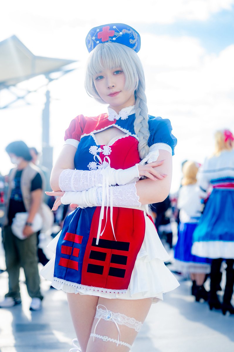 ⚠︎cos 八意永琳 / 東方project 📸いづるさん(@izuruarus ) #秋例大祭