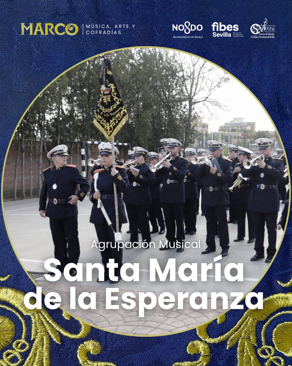 🎼 La Agrupación Musical Santa María de la Esperanza estará en #Marco24 

📆 Del 22 de noviembre al 1 de diciembre, Sevilla se llenará de la música de todas aquellas formaciones musicales que deseen participar en nuestra Feria Cofrade.

📲 feriamarco.com