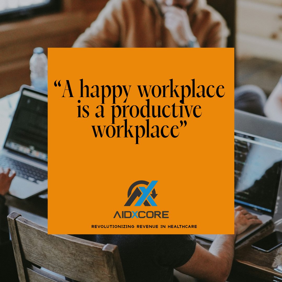 aidxcore's tweet photo. A happy workplace is a productive workplace!
#WorkplaceWellness #EmployeeHappiness #PositiveCulture #WorkLifeBalance #TeamSuccess #MotivatedEmployees #RCM #USA #TeamAIDXCoRE https://t.co/VG9xRKyOe2