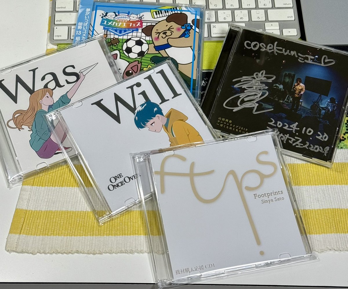 Tamakote's tweet image. 昨日のユメカナエフェスでのゲット品をようやく同期
また朝から聞こう(^.^)

#ユメカナエ2024
#oneonceover
#山田尚史