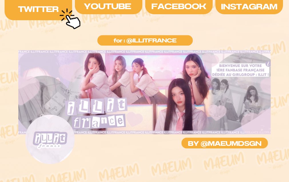 maeumdsgn's tweet photo. 📮: 21.10.24 › @maeumdsgn 

› Layout commun pour : @ILLITFRANCE,@YunahFRANCE, @ParkMinjuFrance @FranceMoka 🫶 https://t.co/I5Y1O6EyYp